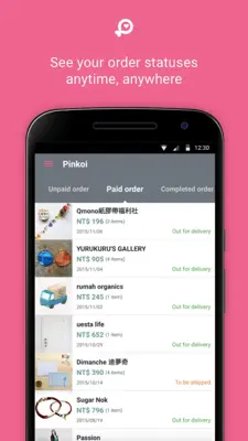 Pinkoi android App screenshot 1